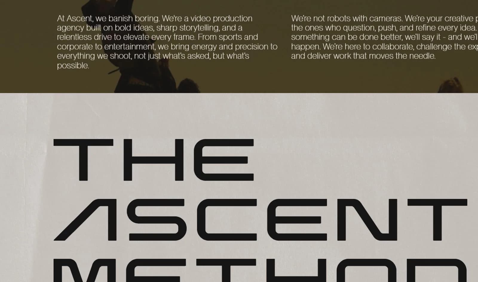 Ascent Limits website case study view 4